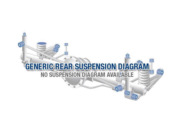 Rear suspension diagram for    