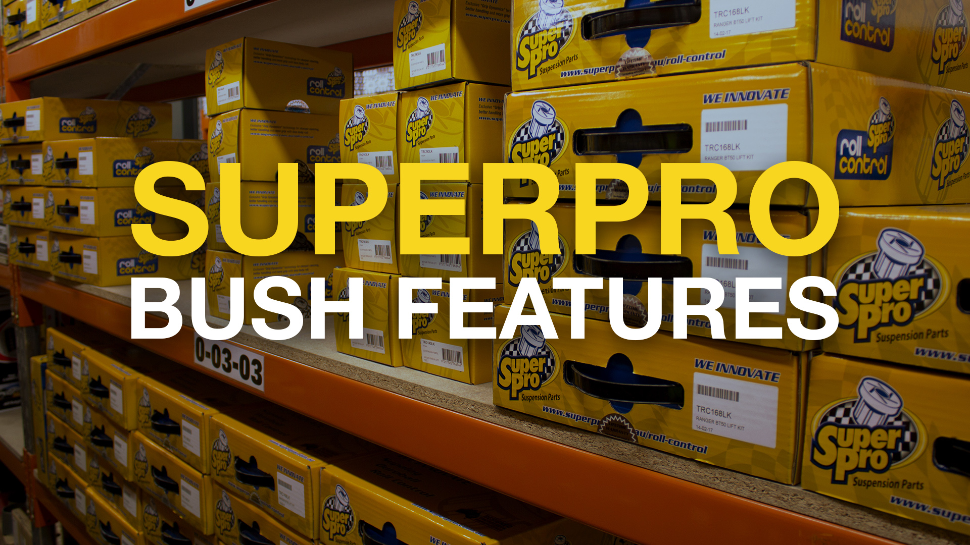 SuperPro Suspension Bushing Design Features